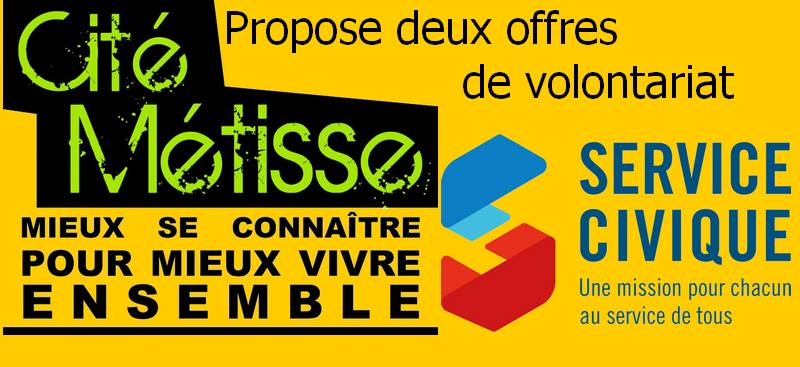 Cité Métisse recherche deux volontaires pour agir contre les discriminations